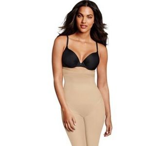 Maidenform® Shape Skin Spa High-Waist Thigh Slimmer DM0047 in beige size L NeW
